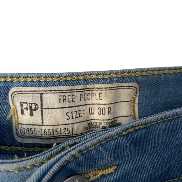 Free People Just Float On Flared Jeans Bell Bottom size 30 High Rise Waist - Picture 5 of 9